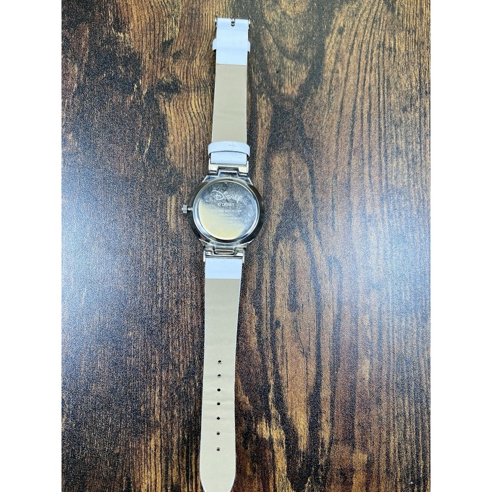 Minnie Mouse Watch Adult Size White Strap Minnie Mouse with Moving Arms Watch - Picture 5 of 6